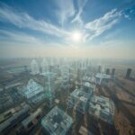 BIM Modeling Services in Qatar visualized over Doha’s skyline construction projects