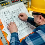 male engineer working field engineers celebration by best hvac company in qatar
