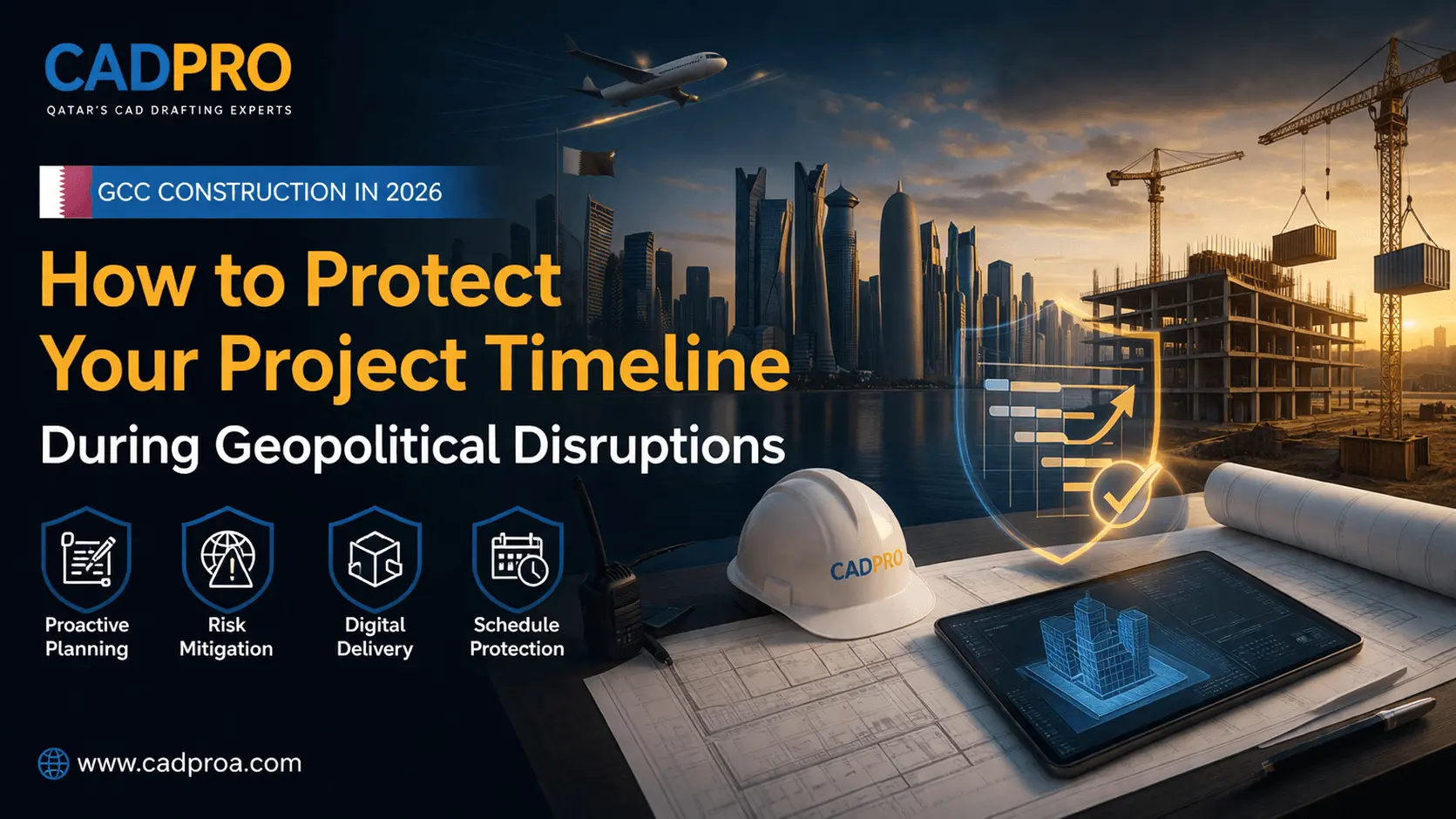 GCC construction delays 2026- Cadpro